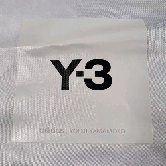 Adidas Y-3 White Satin Rectangle Shoes Dust Cover Bag 15" X 10" inch—1 Pair - Picture 4 of 4